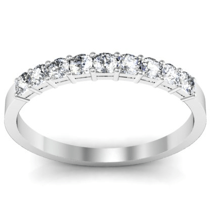 0.33cttw Prong Set Round Diamond Wedding Ring Diamond Wedding Rings deBebians 