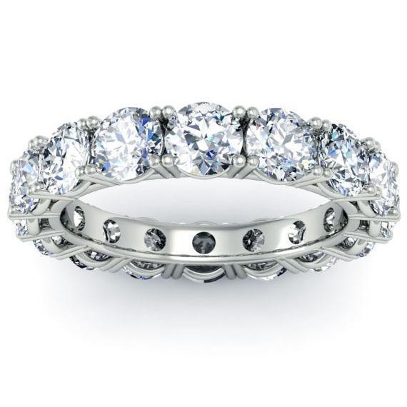 Prong Lab Grown Carat Diamond Eternity Ring deBebians