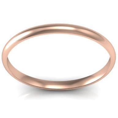 Thin Gold Wedding Ring 2mm Plain Wedding Rings deBebians 