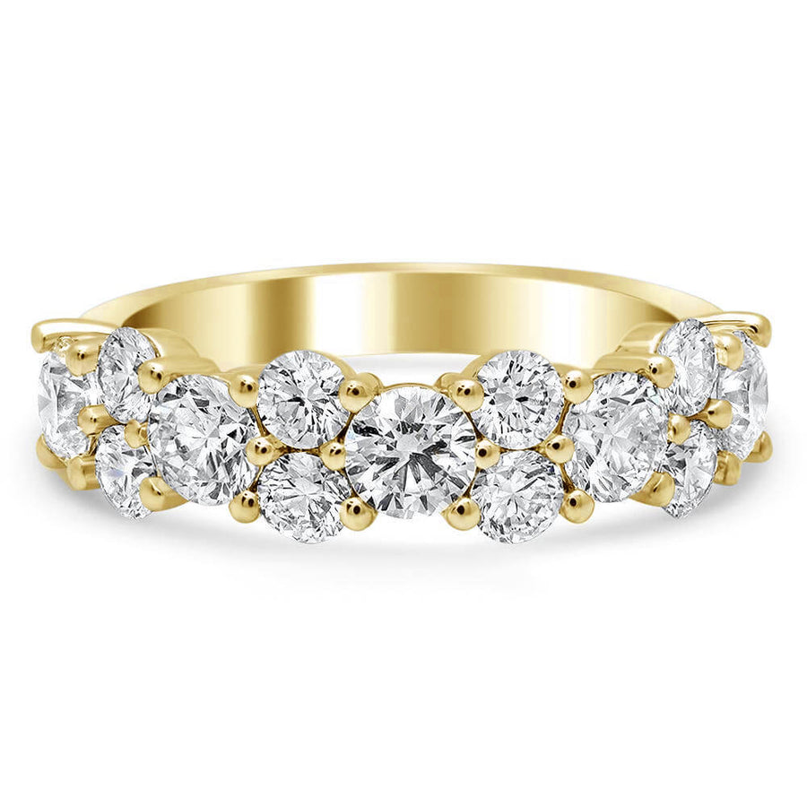 Garland Design Moissanite Wedding Ring, 2.05cttw