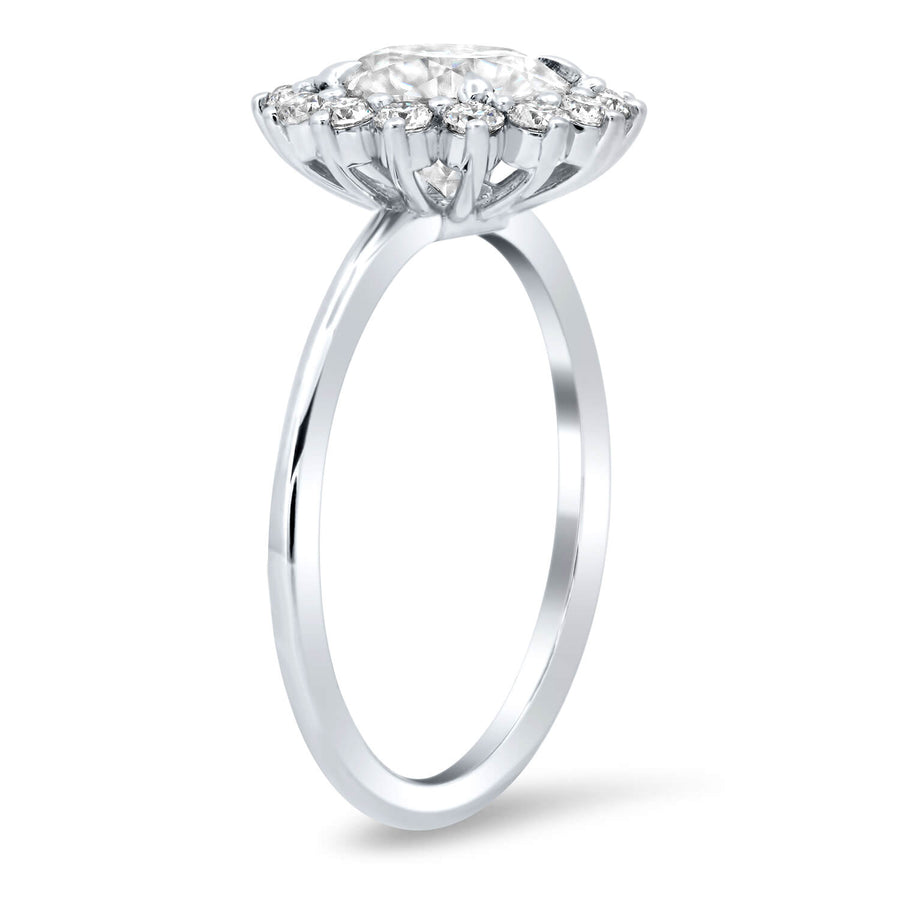 The Chloe Halo Engagement Ring