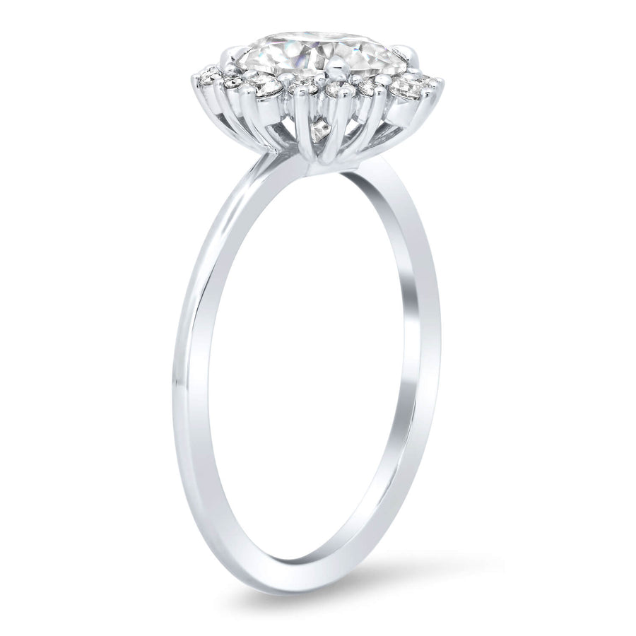 The Margaret Halo Engagement Ring