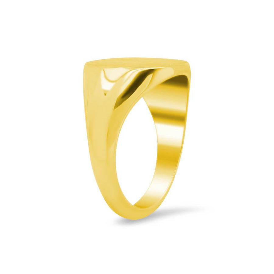 Women's Square Signet Ring - Large Signet Rings deBebians 