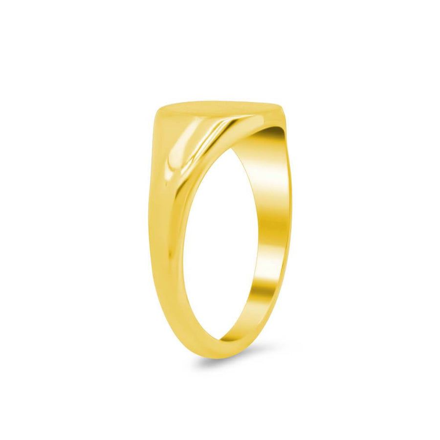 Women's Square Signet Ring - Small Signet Rings deBebians 