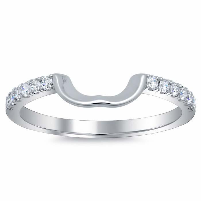 18K Gold Heart Engagement Ring, Heart Shaped Diamond Ring Wrap
