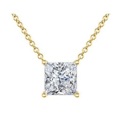 Disney Belle Inspired Key Diamond Pendant