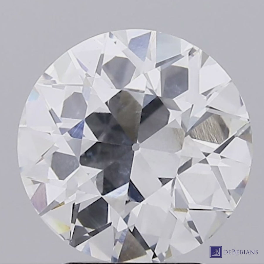 2.68ct 9.00mm Round Old European Cut Lab Grown Diamond
