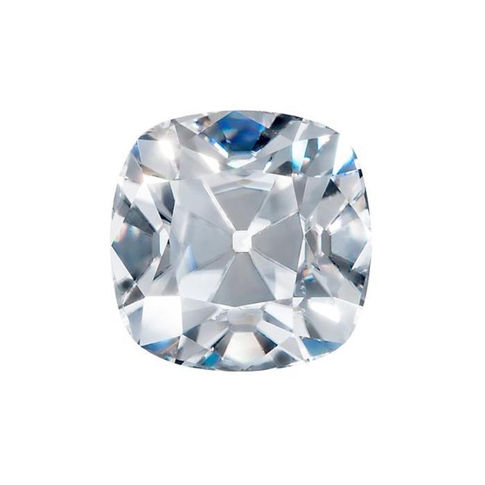 Antique cushion on sale cut moissanite