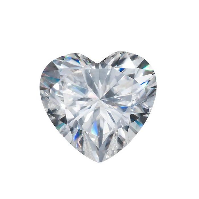 Harro Gem Custom-Cut Heart-Shaped Moissanite Gemstone – deBebians