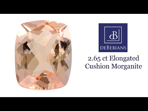 2.65 ct Elongated Cushion Morganite