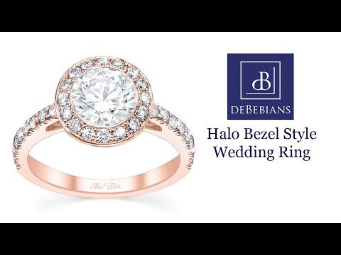 Halo Bezel Style Wedding Ring