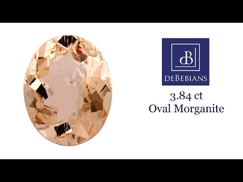 3.84 ct Oval Morganite