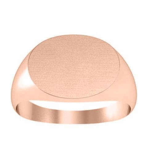 Women's Round Signet Ring - Large – deBebians