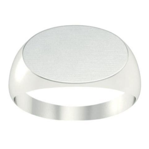 Elongated Oval Signet Ring - 17mm Wide – deBebians