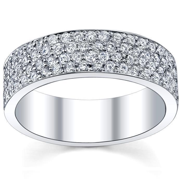 Pave diamond eternity band Clearance