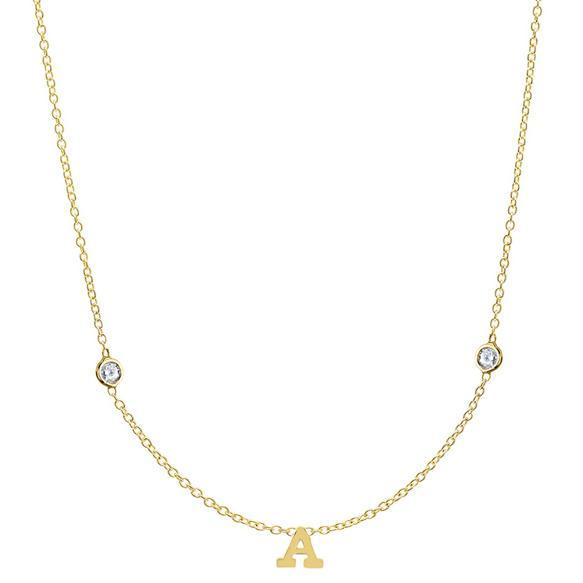 Stunning V Letter Gold Pendant