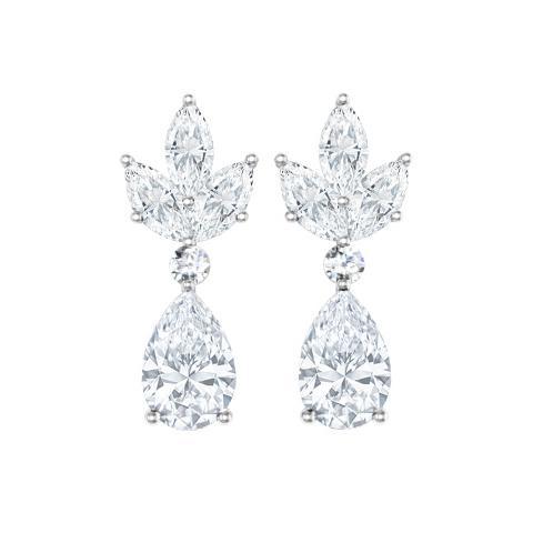 Pear and Marquise Earrings Gift Ideas Over $1500 deBebians 