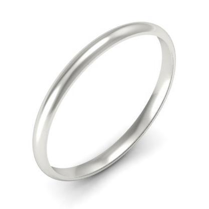 Thin Platinum Wedding Ring 2mm Plain Wedding Rings deBebians 