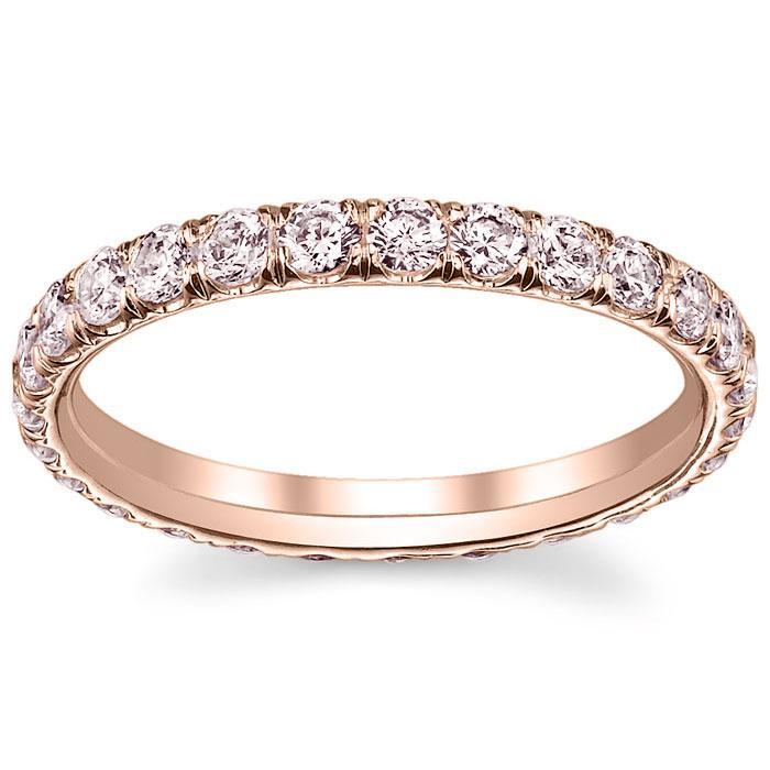 Rose gold eternity diamond ring Clearance