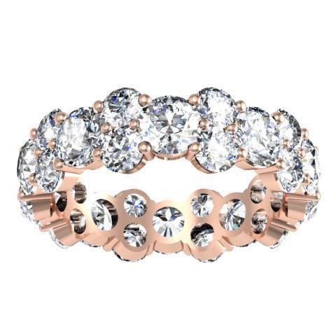 Round Diamond Garland Eternity Ring - 4.50 cttw Diamond Eternity Rings deBebians 