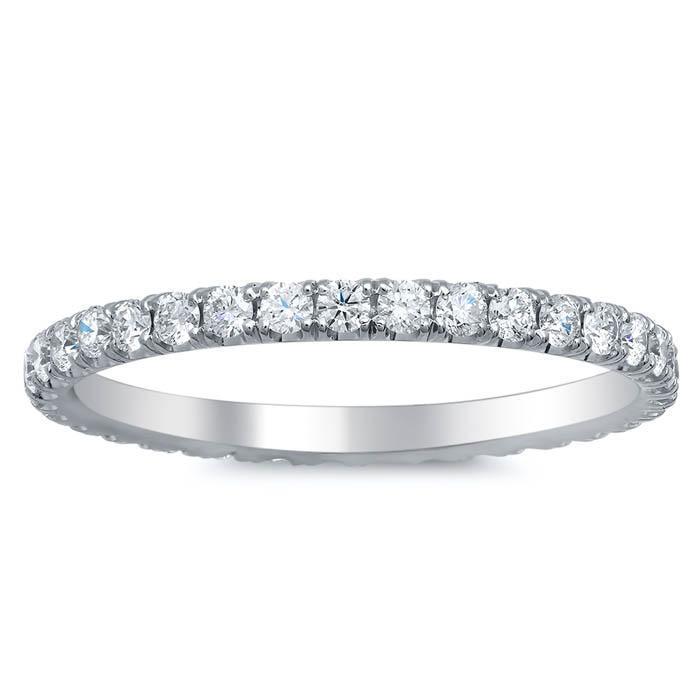cttw Ultra Thin Diamond Eternity Wedding Band – deBebians