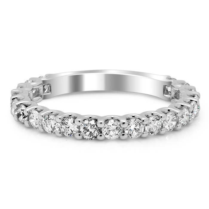 U Prong Diamond Wedding Ring, 1.00cttw Ready-To-Ship deBebians 