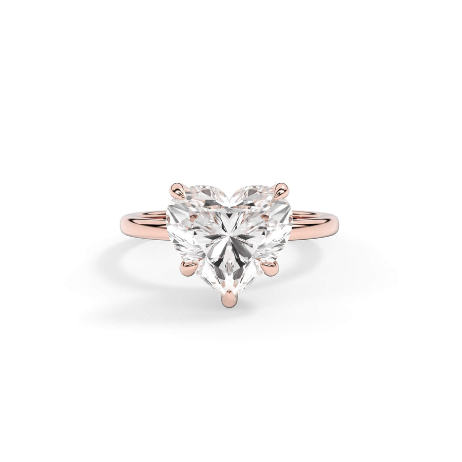 Classic Solitaire Engagement Ring Setting with 6 Prongs