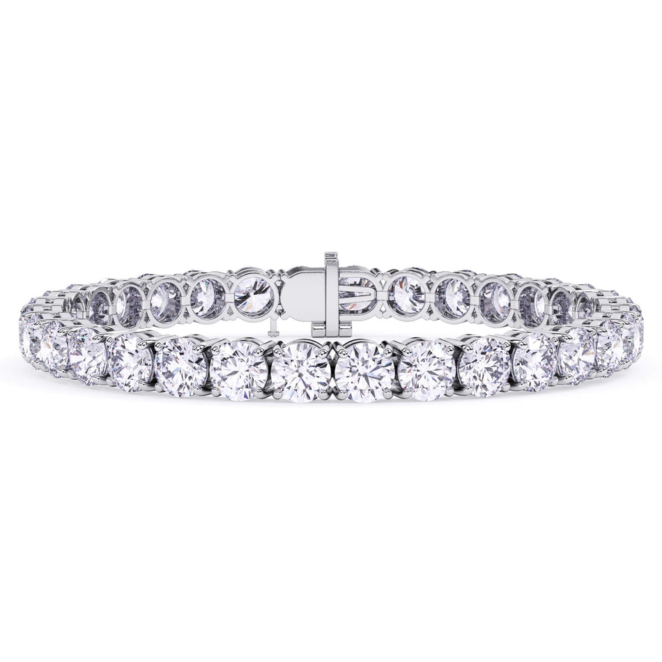 22.5 Carat Lab Grown Diamond Tennis Bracelet