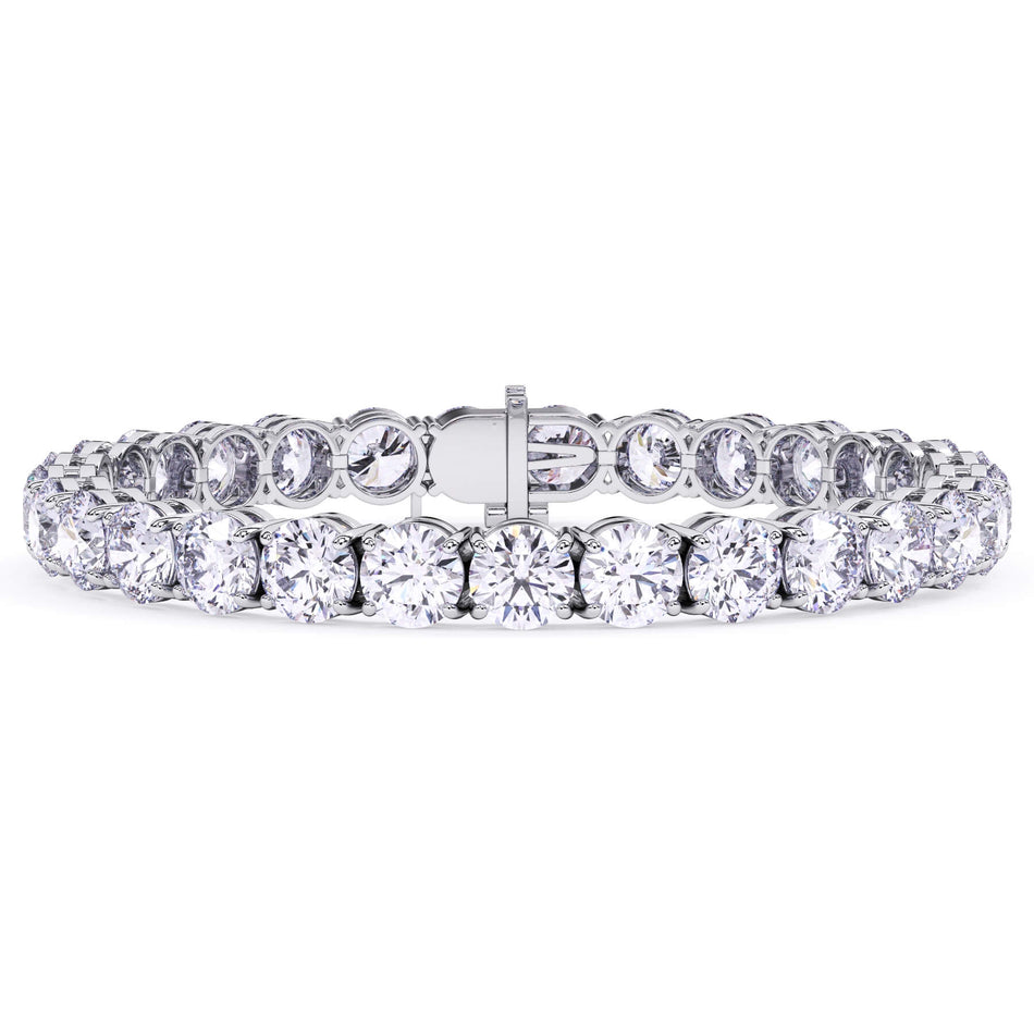 26 Carat Lab Grown Diamond Tennis Bracelet