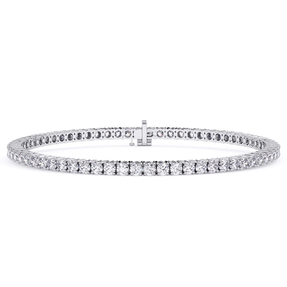 4 Carat Lab Grown Diamond Tennis Bracelet