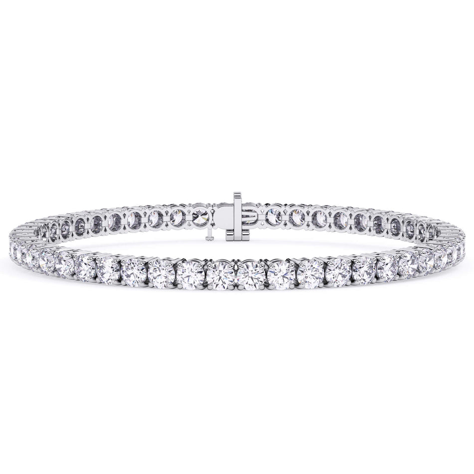 8 Carat Lab Grown Diamond Tennis Bracelet