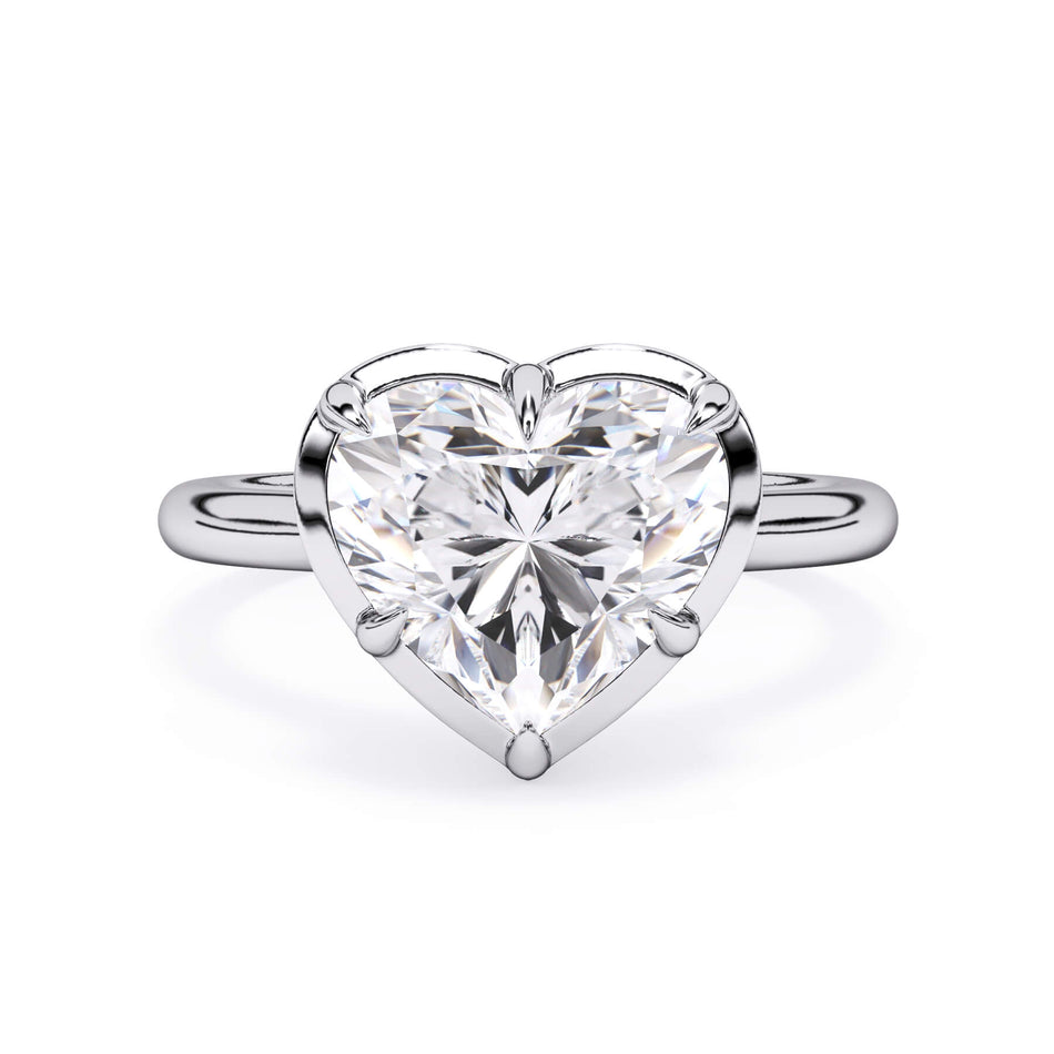 Prong Bezel Solitaire Engagement Ring (HE503)