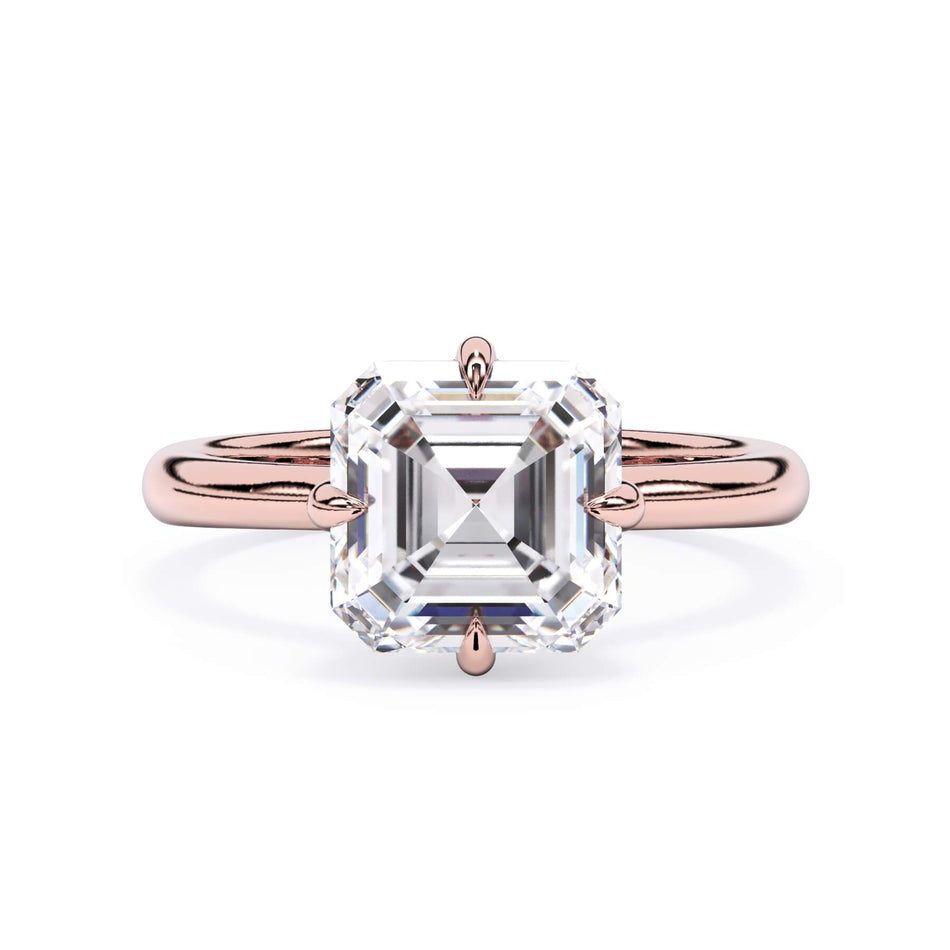 Compass Style Solitaire Engagement Ring