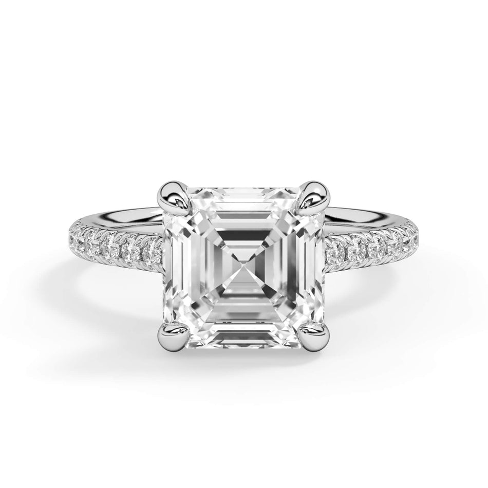 Diamond Adorned Engagement Ring Setting