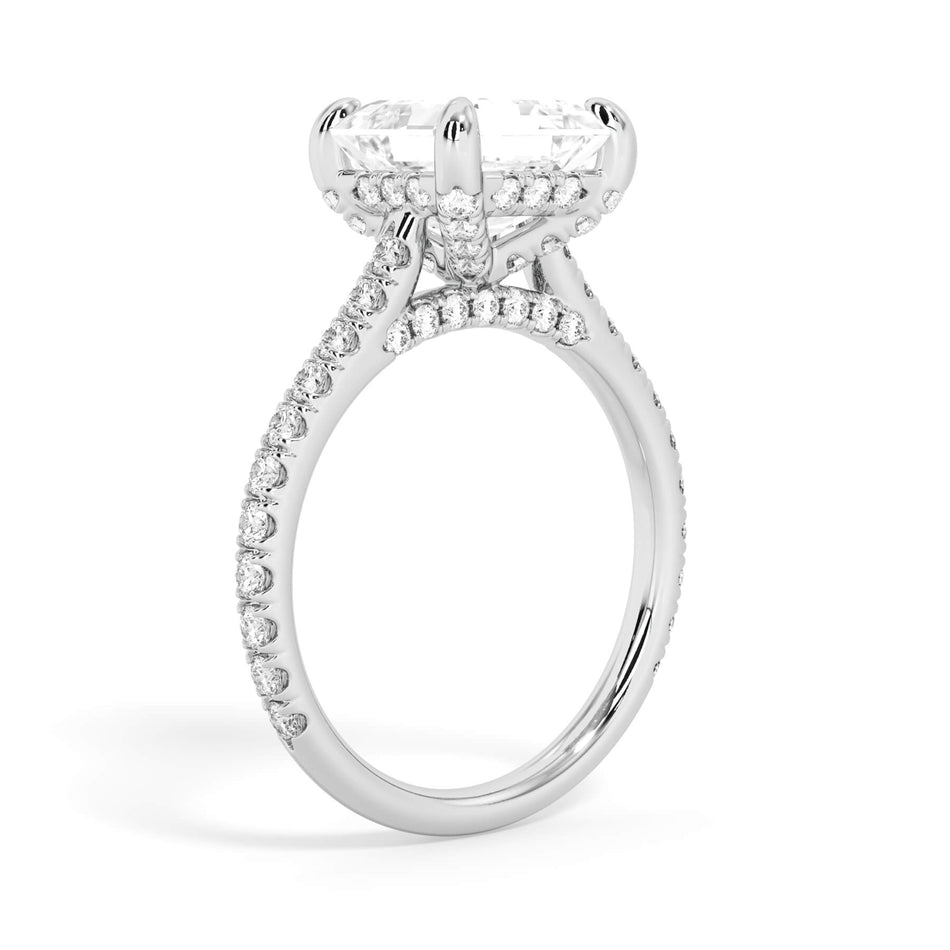 Diamond Adorned Engagement Ring Setting