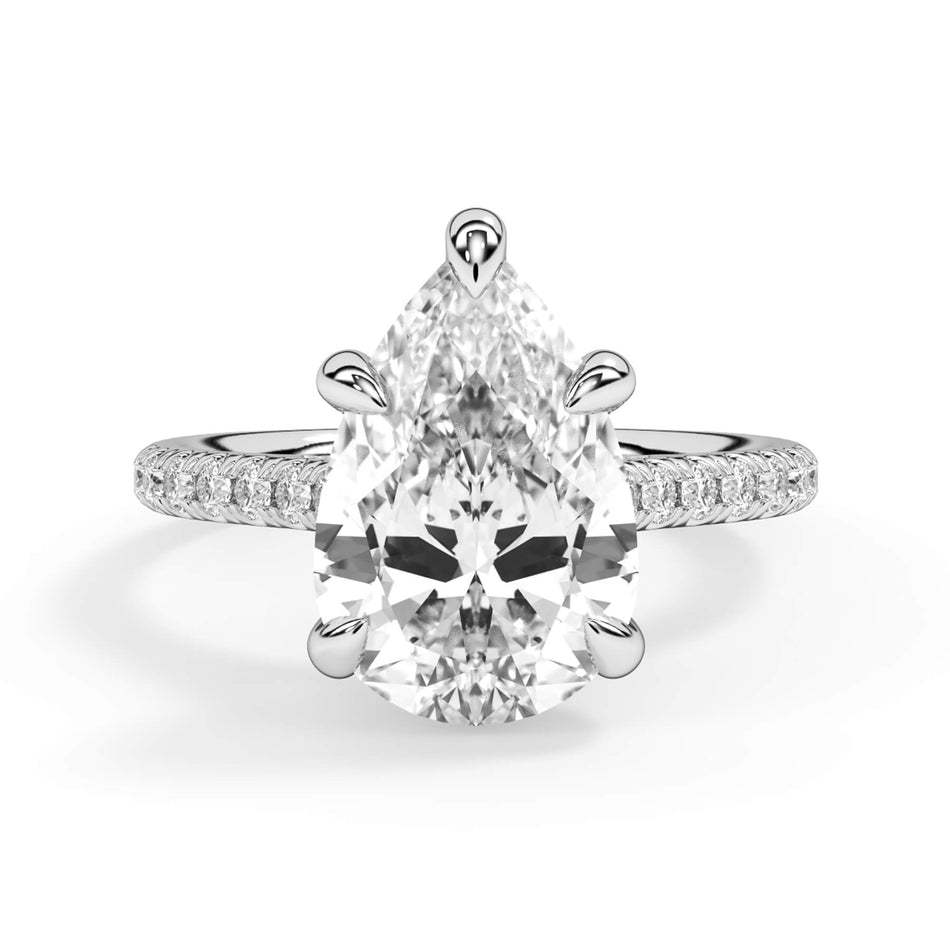 Diamond Adorned Engagement Ring Setting