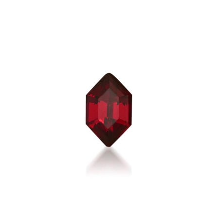 Hex Shape Lab Grown Ruby - 8 x 5mm