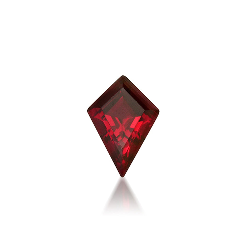Kite Shape Lab Grown Ruby - 10 x 7mm