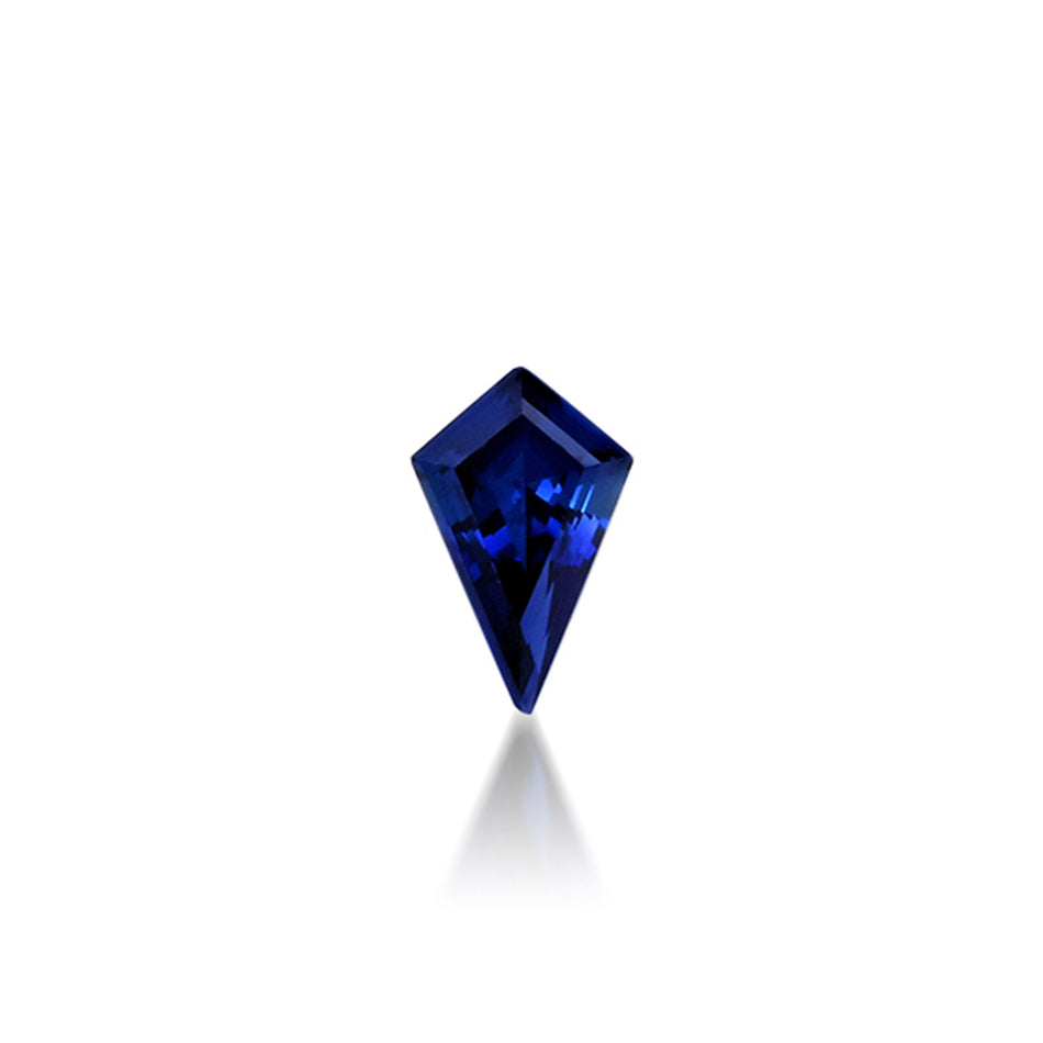 Kite Shape Lab Grown Sapphire - 8 x 5mm