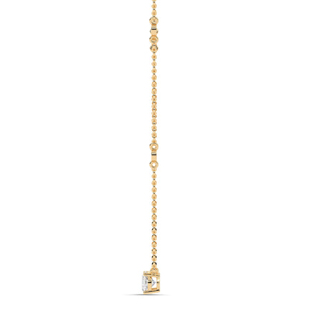 1.30cttw Lab-Grown Oval Diamond Station Necklace
