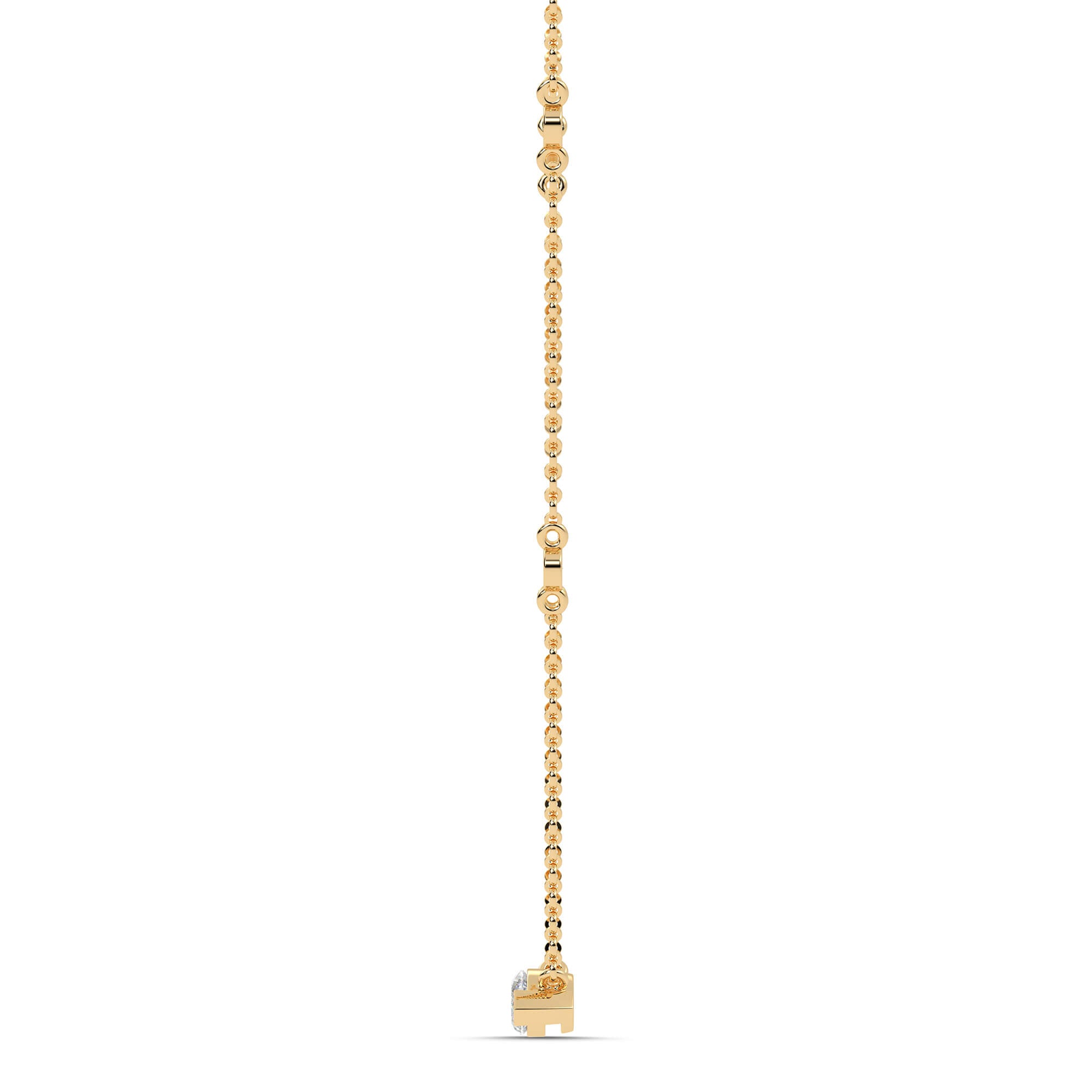 1.10cttw Lab-Grown Marquise & Round Diamond Station Necklace
