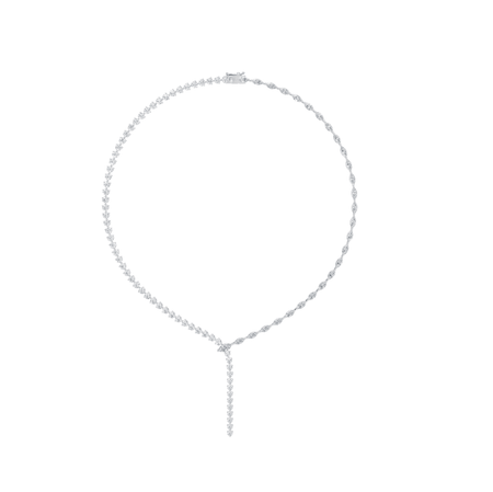 3.15cttw Lab-Grown Marquise Diamond Y-Necklace