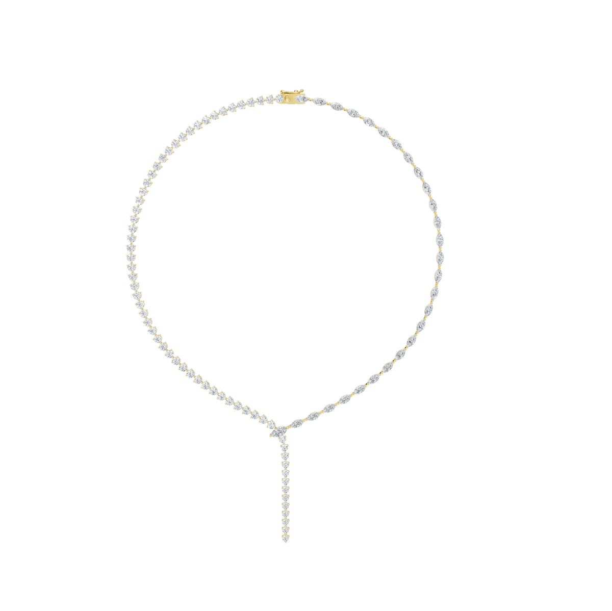 3.15cttw Lab-Grown Marquise Diamond Y-Necklace