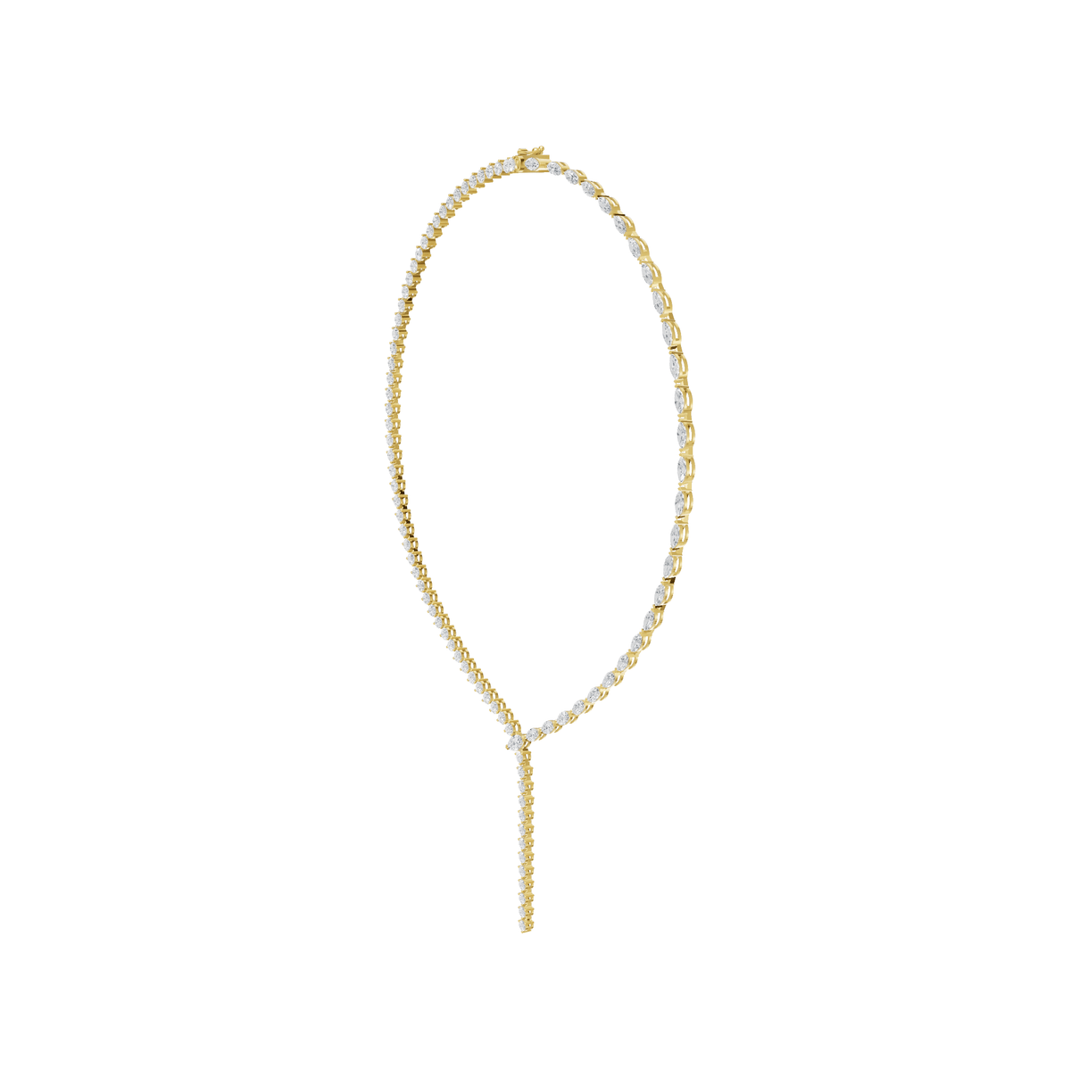3.15cttw Lab-Grown Marquise Diamond Y-Necklace
