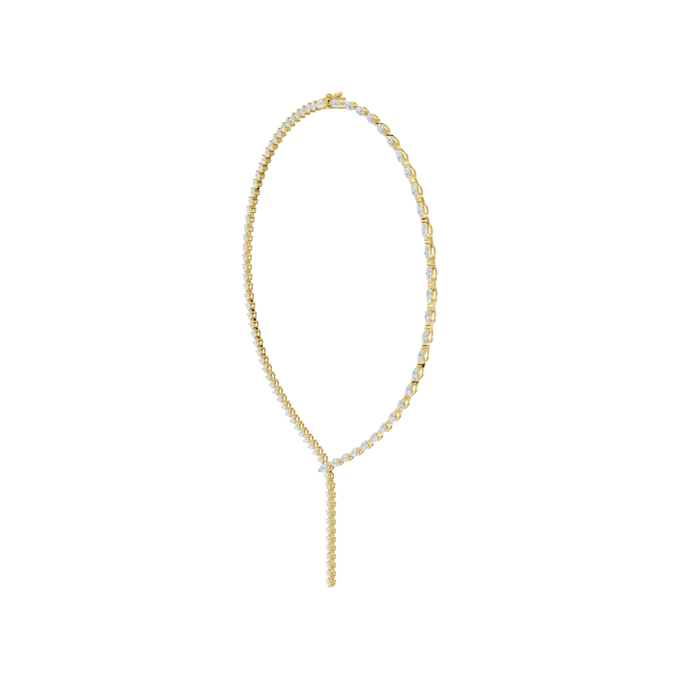 3.15cttw Lab-Grown Marquise Diamond Y-Necklace