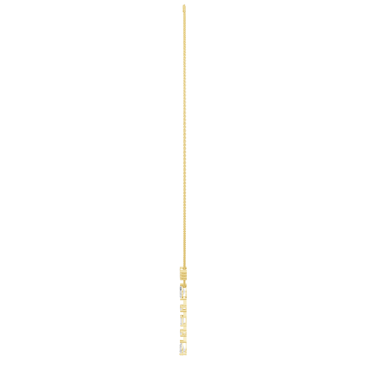 1.80cttw Mixed-Shape Diamond Lariat Drop Necklace