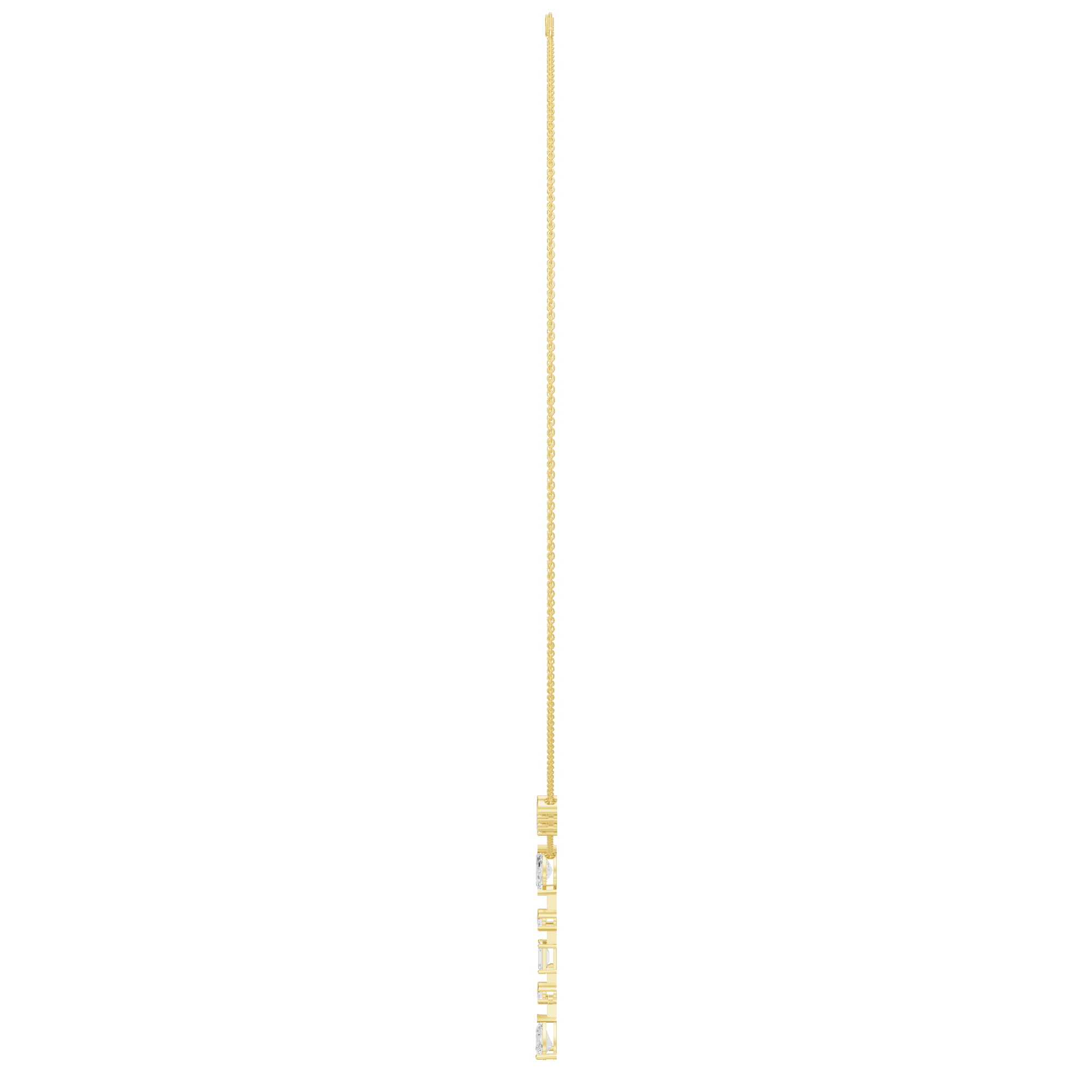 1.80cttw Mixed-Shape Diamond Lariat Drop Necklace