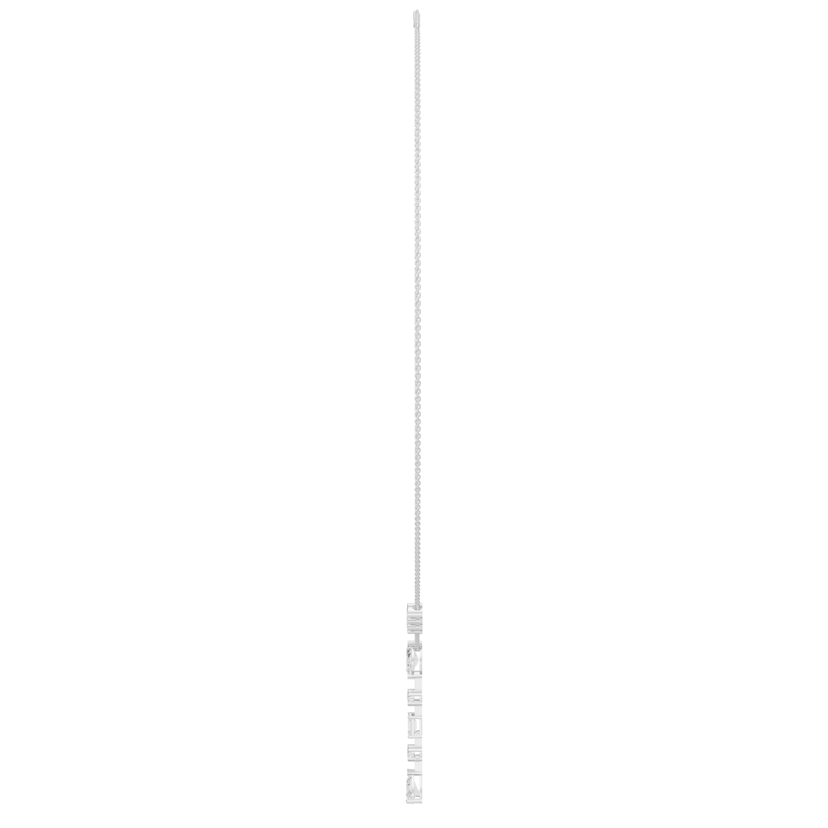 1.80cttw Mixed-Shape Diamond Lariat Drop Necklace