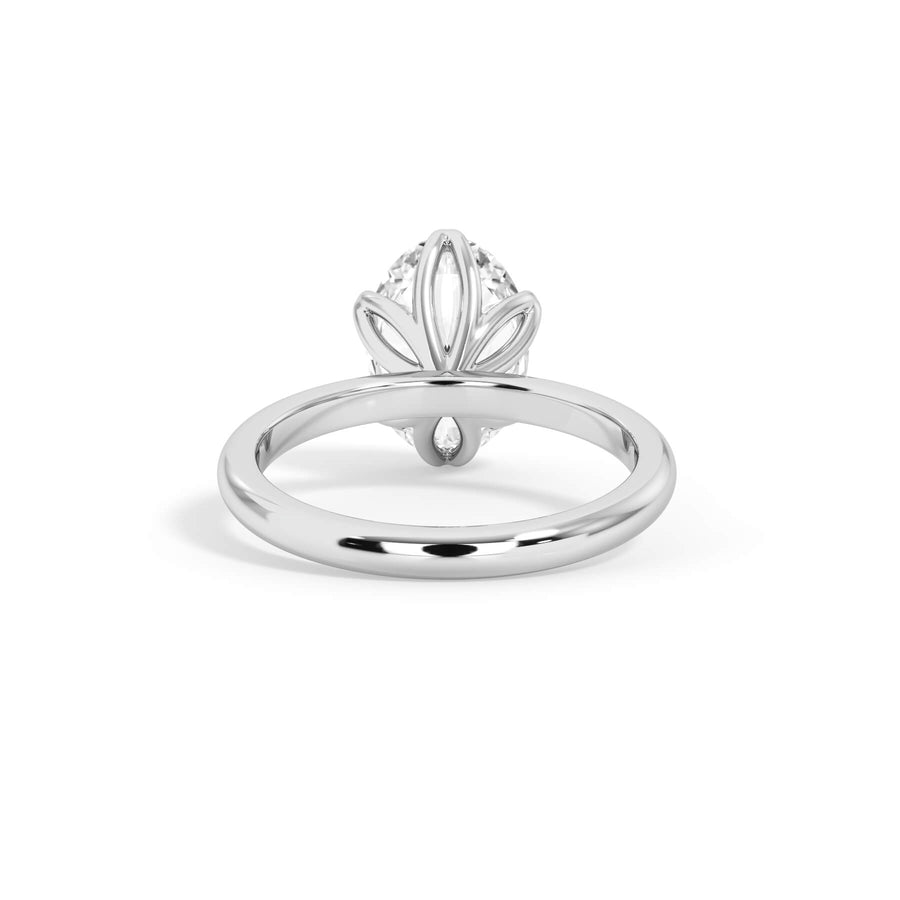 Tulip Solitaire Engagement Ring Setting