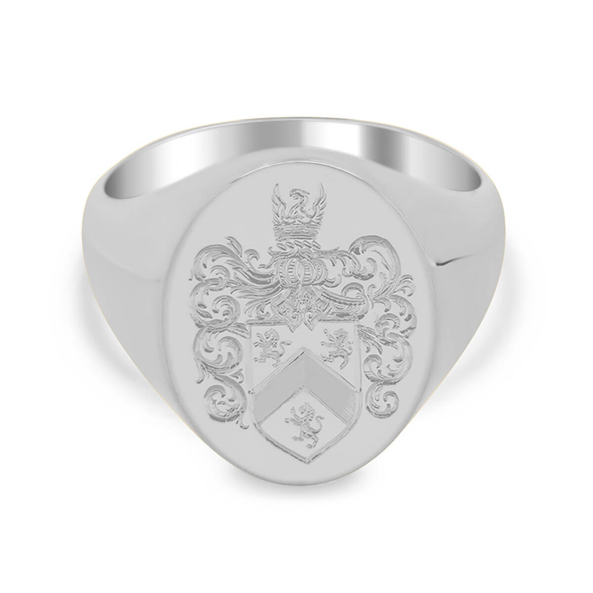 15号GLAD HAND FAMILY CREST SILVER RING 【公式通販】